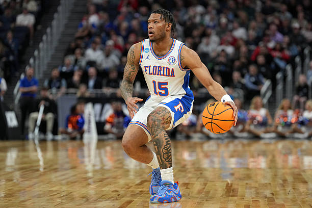 Alijah Martin #15 of the Florida Gators