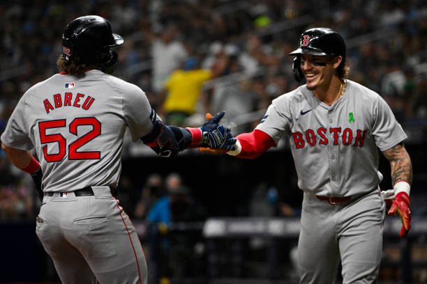 Boston Red Sox outfielder Wilyer Abreu #52